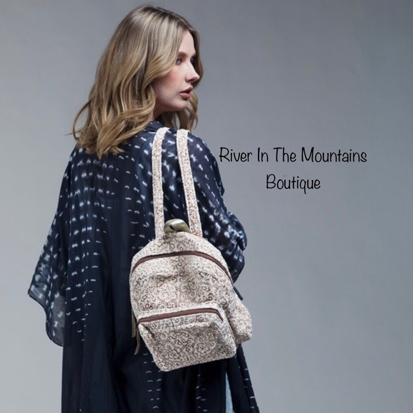 NWT! Ruggine! Stunning Handmade Boho Backpack! - Picture 3 of 4